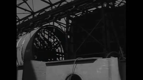 CONNECTICUT - 1958 - The construction of fleet ballistic missile submarines is Stock Footage 296695034