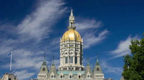 Connecticut Capitol Dome Stock Footage 27847673