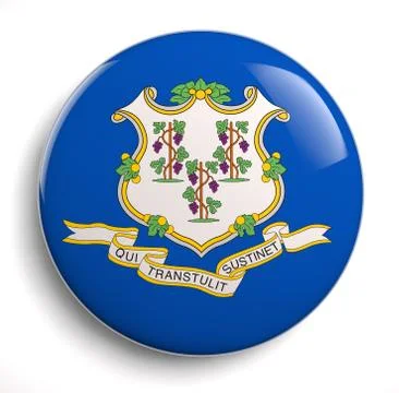 Connecticut flag Stock Illustration