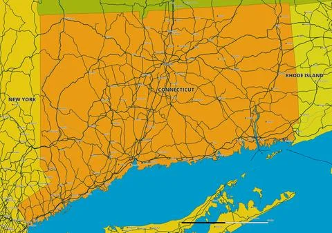 Connecticut Stockillustratie