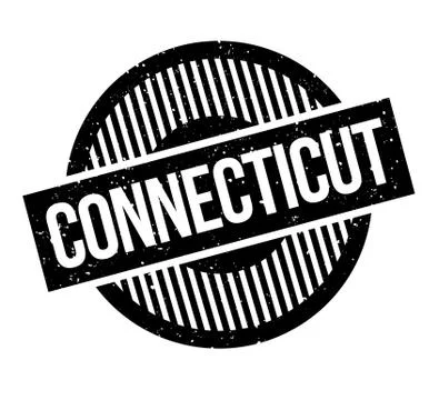 Connecticut rubber stamp Stock Illustration