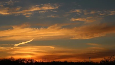 Connecticut Sky Timelapse Video stock 101702010