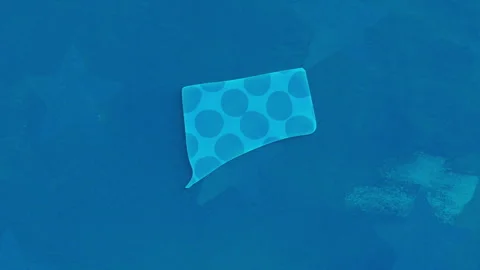 Connecticut State Map with Blue Dotted Texture Stock Footage 347271663
