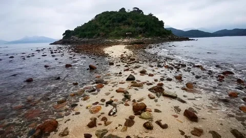 Connecting Bar started to be disappeared by Tides Stock Footage 232591075