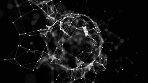 Connecting big data around the world. Global network connections. Stock Footage 111587377