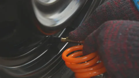 Connecting to the compressor wheel Stock Footage 55250175