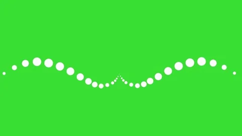 Connecting Dots Flow Motion Graphic Green Screen Animation (Chroma key) 4K Video stock 318860211