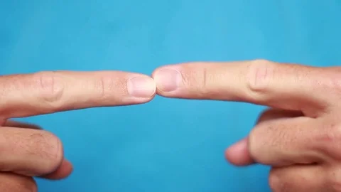 Connecting finger with finger 스톡 동영상 75026189