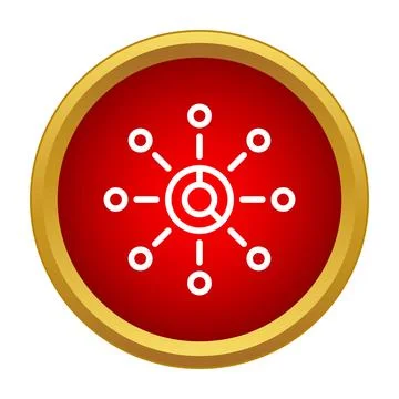 Connecting a global network distributing information icon イラスト素材