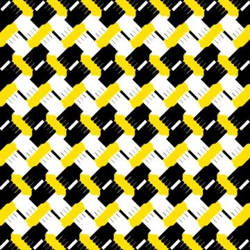 Connecting hand pattern Stock Illustration