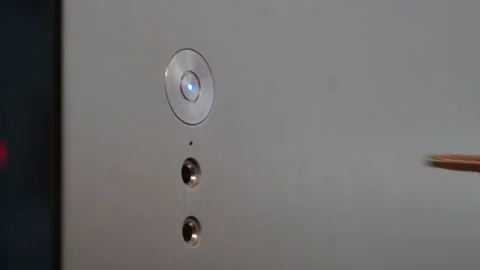 Connecting headphone jack to computer Stock Footage 198398055