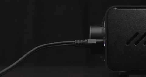 Connecting Headphones to the Amplifier Stock Footage 157183295