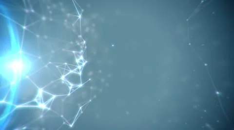 Connecting lines and dots structure animation Stock Footage 59891942