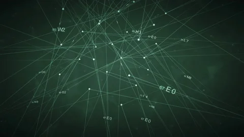 Connecting network.Technological futuristic net cyberspace. Stock Footage 99972594