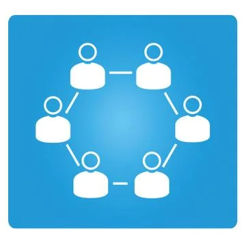 Connecting people Illustrazione stock