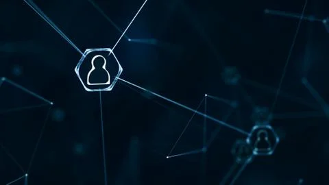 Connecting people Stock-Illustration