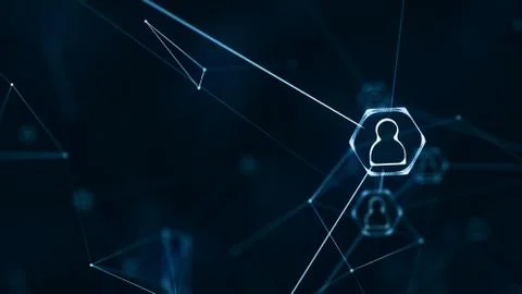 Connecting people Stock Illustration