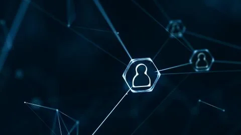 Connecting people Stock-Illustration