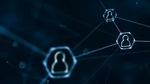 Connecting people Stock Illustration