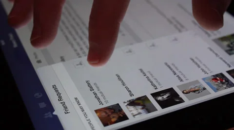 Connecting with people on socialnetwork Video stock 33729582