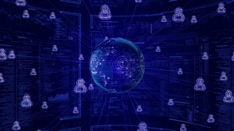 Connecting people.Type 2 Stock Footage 102131119