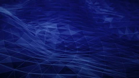 Connecting Plexus lines and triangles. Video stock 86094320