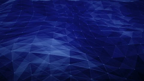 Connecting Plexus lines and triangles. zoom Stock Footage 86094334