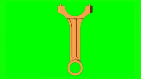 Connecting rod technical drawing , structural design strategies, engine par.. 動画素材 304846528