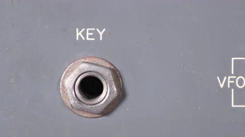 Connecting telegraph key device Video stock 84008622