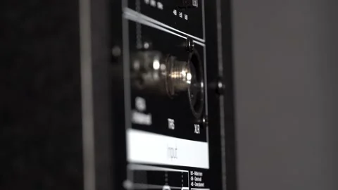 Connecting a XLR cable Stock Footage 201991325