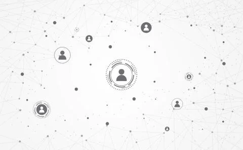 Connection abstract dot line triangle and points concept bitcoin global netwo イラスト素材