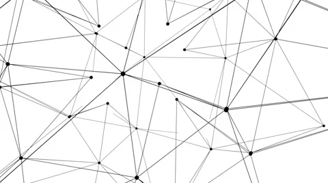 Connection abstract structure Stock Footage