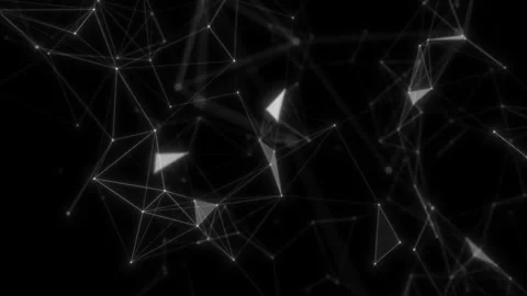 Connection and web concept. Abstract geometrical motion background. Stock Footage 115130126