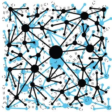 Connection background Illustrazione stock