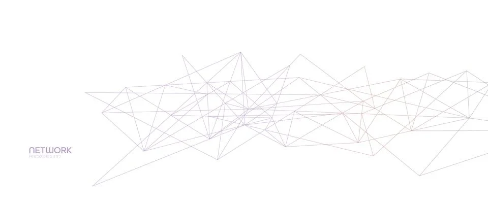 Connection background. Network concept with dots and lines. Stock Illustration