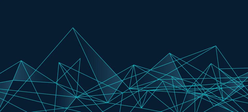 Connection background. Network concept with dots and lines. Stock Illustration