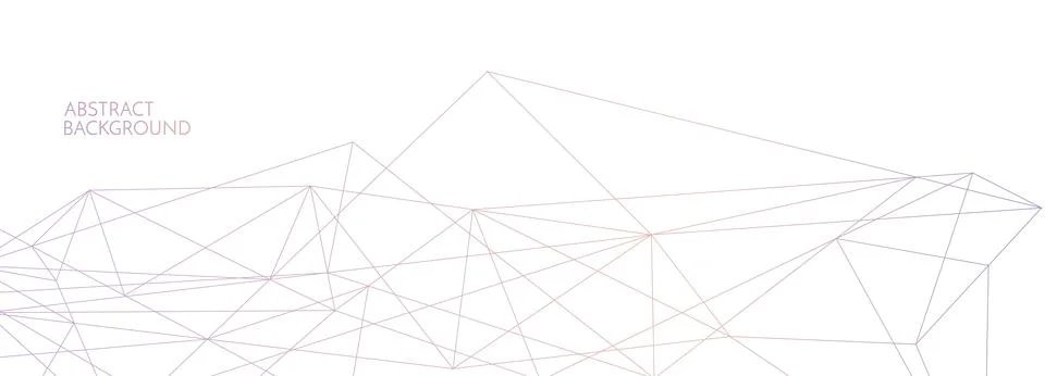 Connection background. Network concept with dots and lines. Stock Illustration