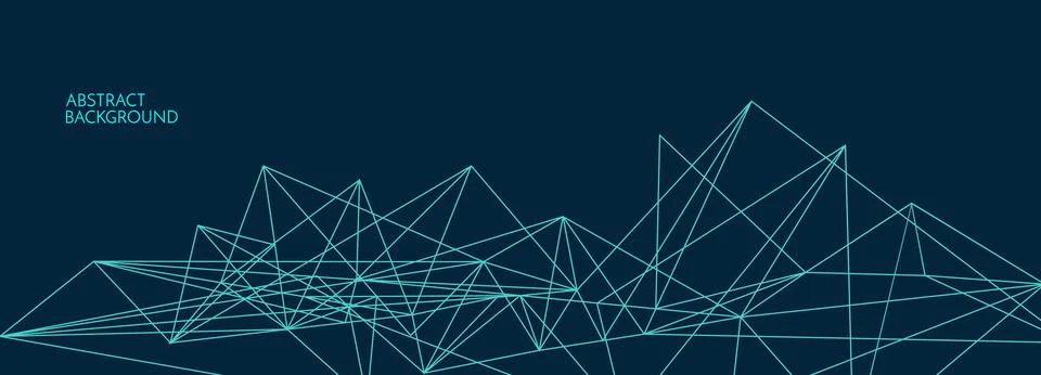 Connection background. Network concept with dots and lines. Stock Illustration