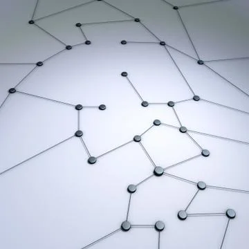 Connection concept 3d rendering Stock Illustration