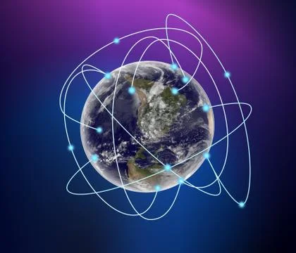 Connection concept Digital Network, Stock Illustration