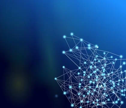 Connection concept Digital Network, Stock Illustration