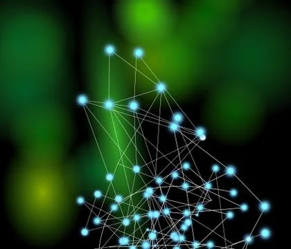 Connection concept Digital Network, Stock Illustration