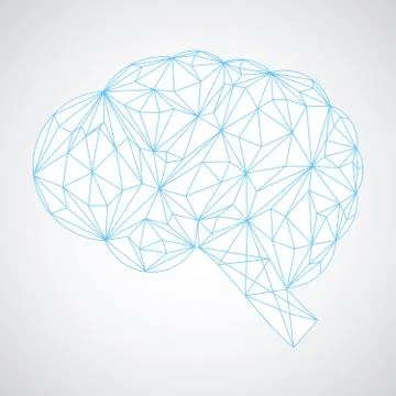 Connection concept of the human brain Stock Illustration