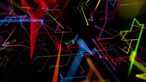 Connection concept, neural network or AI, visualization of multiple calculations Stock Footage 148052609