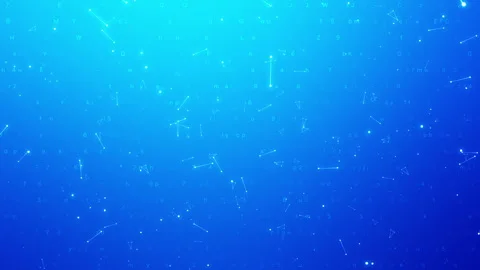 Connection of dots and lines. This is an abstract background video with a con 動画素材 165081483