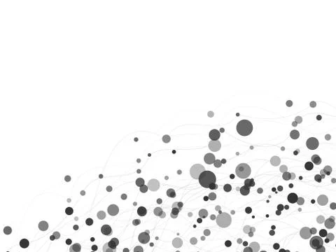 Connection dots background Ilustración de archivo