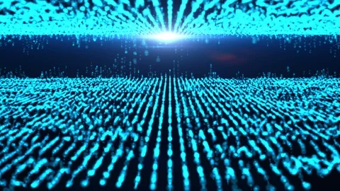 Connection dots structure. Abstract wave background. Stock Footage 96226160