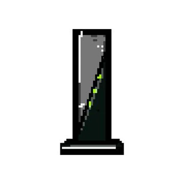 Connection dsl modem game pixel art vector illustration Stock Illustration