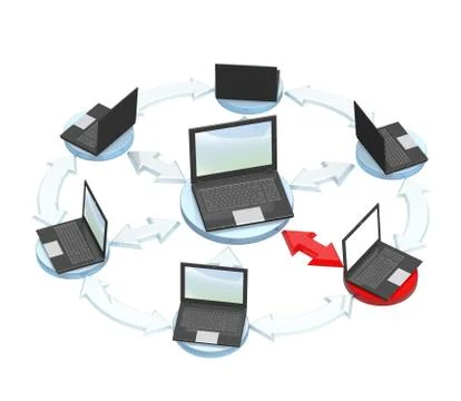 Connection error Illustrazione stock