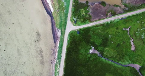 Connection in an ever changing landscape - bridge  Stock Footage 65028420